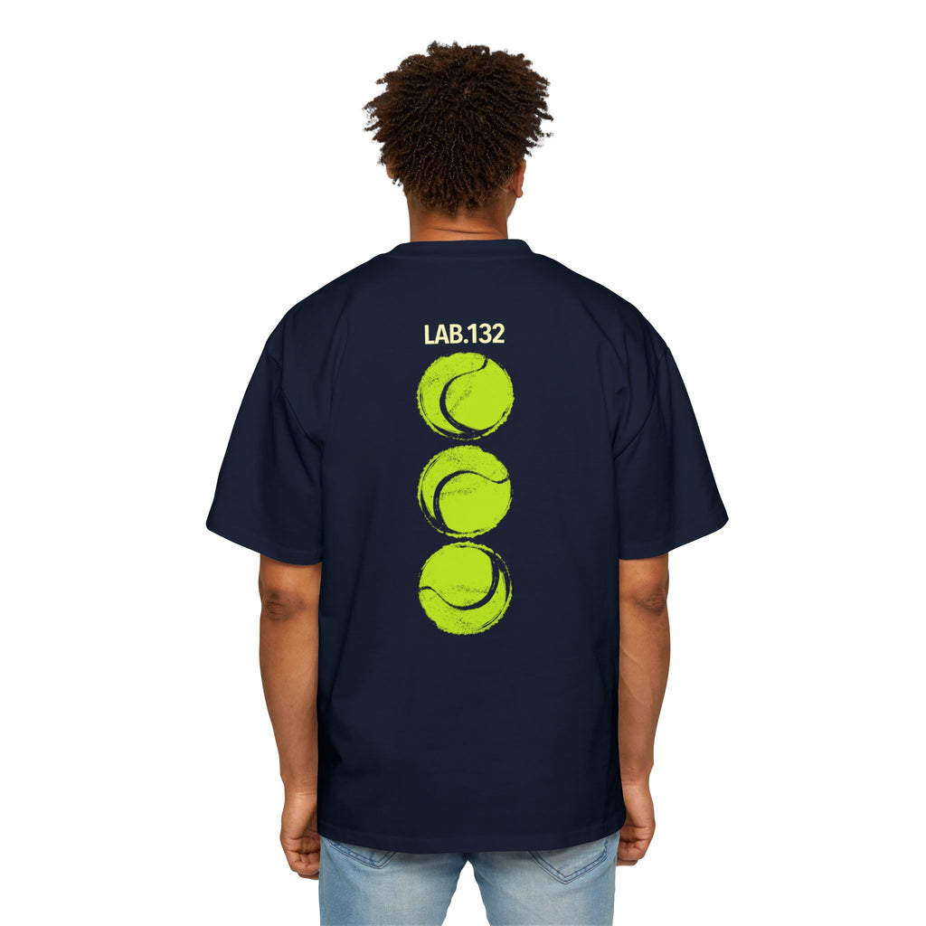 T-Shirt — LAB.132 Neon Tennis Balls Oversized Graphic Tee