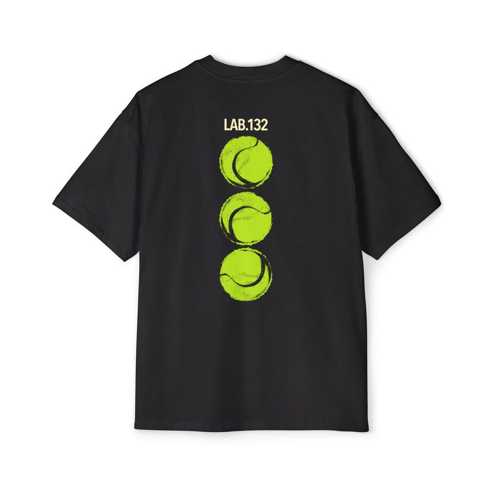 T-Shirt — LAB.132 Neon Tennis Balls Oversized Graphic Tee