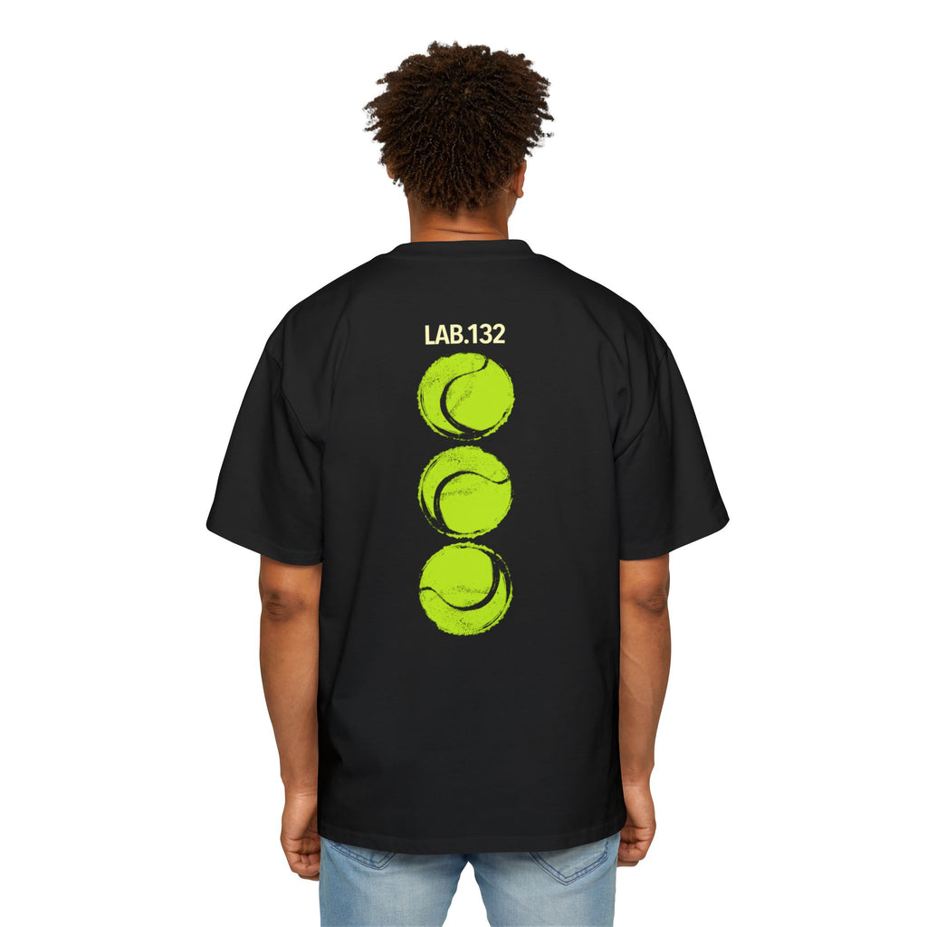 T-Shirt — LAB.132 Neon Tennis Balls Oversized Graphic Tee